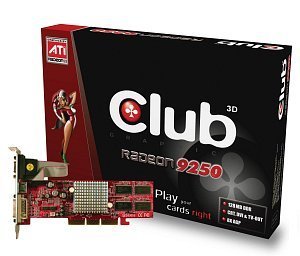 Club 3D Radeon 9200/9250, 128MB DDR, VGA, DVI, wyjście TV