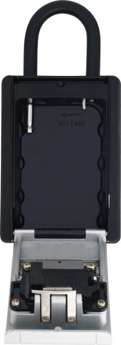 ABUS KeyGarage 797 mit Bügel schwarz/silber, Schlüsselkasten, mechanische Zahlenkombination