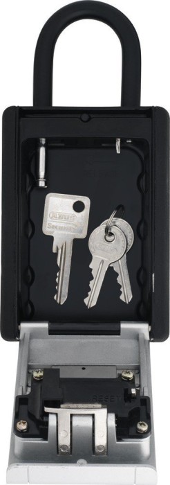 ABUS KeyGarage 797 mit Bügel schwarz/silber, Schlüsselkasten, mechanische Zahlenkombination