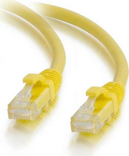 C2G LZSH kabel patch, Cat5e, U/UTP, RJ-45/RJ-45, 3m, żółty