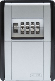 ABUS KeyGarage 787 zur Wandmontage schwarz/silber, Schlüsselkasten, mechanische Zahlenkombination