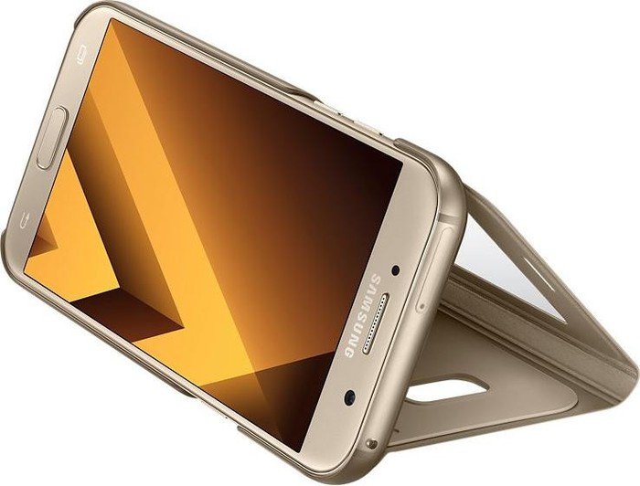 Samsung S-View Standing Cover für Galaxy A5 (2017) gold