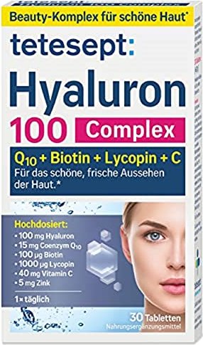 Tetesept Hyaluron 100 Complex tabletki, 30 sztuk