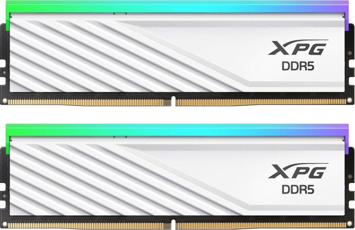 ADATA XPG LANCER BLADE RGB White DIMM Kit 32GB, DDR5-6400, CL32-39