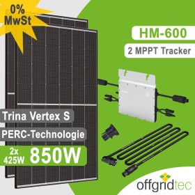 Offgridtec 850W HM-600 Trina Solar Vertex S Mini-PV Solaranlage, 600W, 850Wp