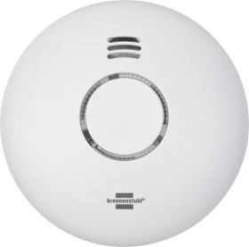 Brennenstuhl Connect WiFi Rauch- und Hitzewarnmelder WRHM01 weiß, Funk-Brandmelder