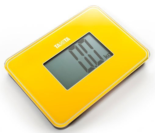 Tanita HD-386 Pocket żółty cyfrowa waga łazienkowa