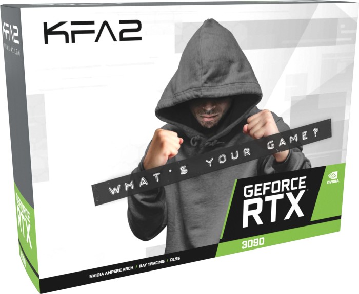KFA2 GeForce RTX 3090 SG (1-Click OC), 24GB GDDR6X, HDMI, 3x DP