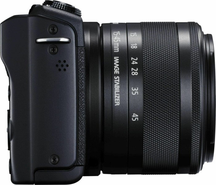 Canon EOS M200 schwarz mit Objektiv EF-M 15-45mm 3.5-6.3 IS STM