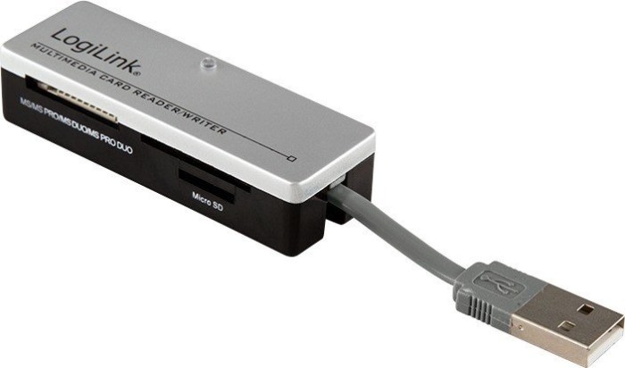 LogiLink Mini Multi-Slot-Cardreader, USB-A 2.0 [Stecker]