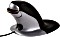 Fellowes Penguin oburęczna mysz pionowa, przewodowe, rozmiar M, czarny/srebrny, USB (9894601)