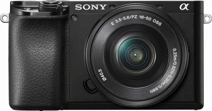Sony Alpha 6100 schwarz mit Objektiv AF E 16-50mm 3.5-5.6 OSS PZ