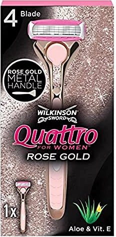 Wilkinson Sword Quattro Women Rosegold Rasierer