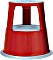 Wedo Step roller stool metal, red (212-102)