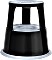 Wedo Step roller stool metal, black (212-101)