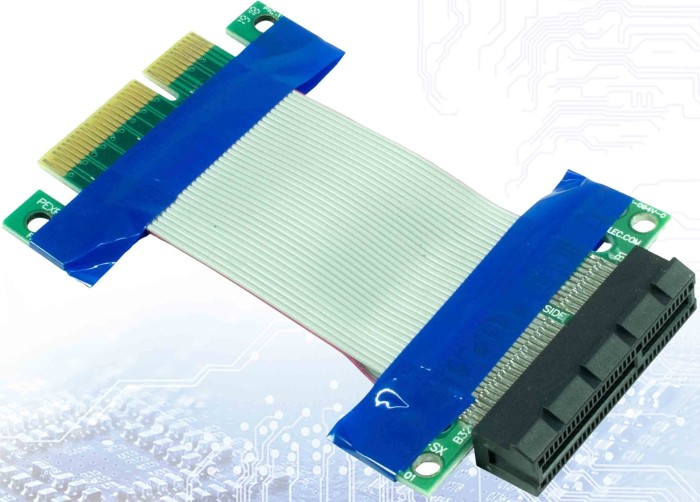Inter-Tech Extender PCIe x4 flexible, 5cm
