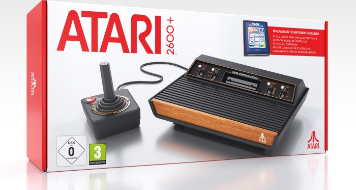 ATARI 2600+ Spielekonsole (schwarz)