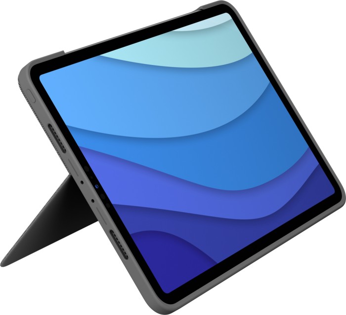 Logitech Combo Touch, KeyboardDock für Apple iPad Pro 11" 2020 / 2021, grau, DE