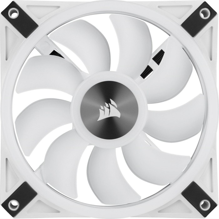 Corsair QL Series iCUE QL120 RGB PWM Triple Fan Kit, weiß, 3er-Pack, LED-Steuerung, 120mm