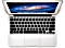 Apple MacBook Air 11" silver, Core i7-4650U, 8GB RAM, 512GB SSD, UK Vorschaubild