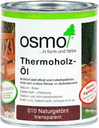 Osmo Thermoholz-Öl 010 außen Holzschutzmittel transparent, 2.5l