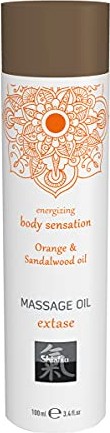 HOT shiatsu Extase orange & Sandalwood olejek do masażu, 100ml