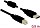 DeLOCK kabel przejściówka z rdzeniem ferrytowym, USB-A 2.0 [wtyczka] na USB-B 2.0 [wtyczka], 0.5m (84894)