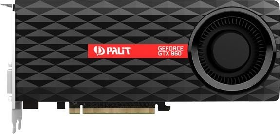 Palit GeForce GTX 960 OC, 4GB GDDR5, 2x DVI, HDMI, DP