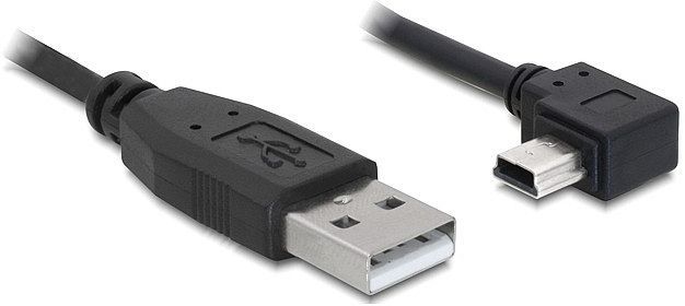 DeLOCK USB-A 2.0 na USB 2.0 mini-B kabel przejściówka 5-polowy, 3m, łamany