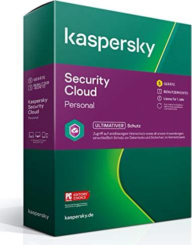 Kaspersky Lab Security Cloud Personal 2020, 5 User, 1 Jahr, PKC (deutsch) (Multi-Device)