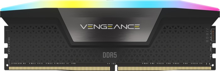 Corsair Vengeance RGB schwarz DIMM Kit 32GB, DDR5-7200, CL34-44-44-96, on-die ECC