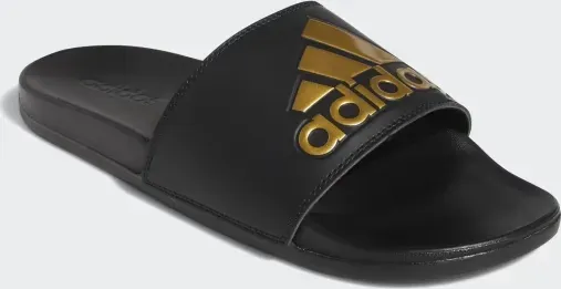 adidas Comfort Adilette core black/złoty metaliczny