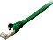Equip FLAT kabel patch, Cat6a, U/FTP, RJ-45/RJ-45, 0.5m, zielony (607847)