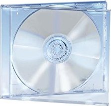 Ednet CD Einzel-Leerhüllen 5 Stück transparent