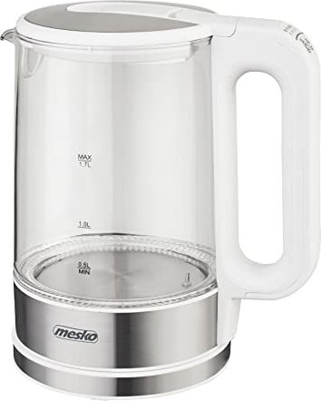 Mesko MS 1301w Glas-Wasserkocher
