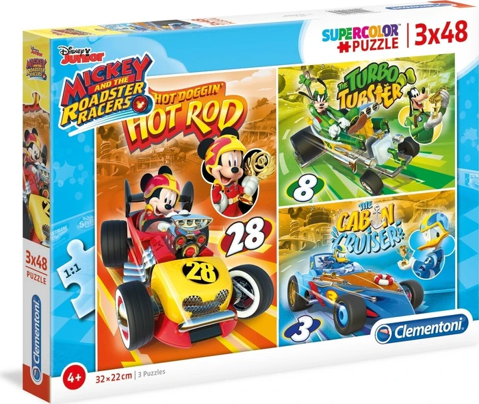 Clementoni Disney Mickey and the Roadster Racers 3x48 | Preisvergleich ...