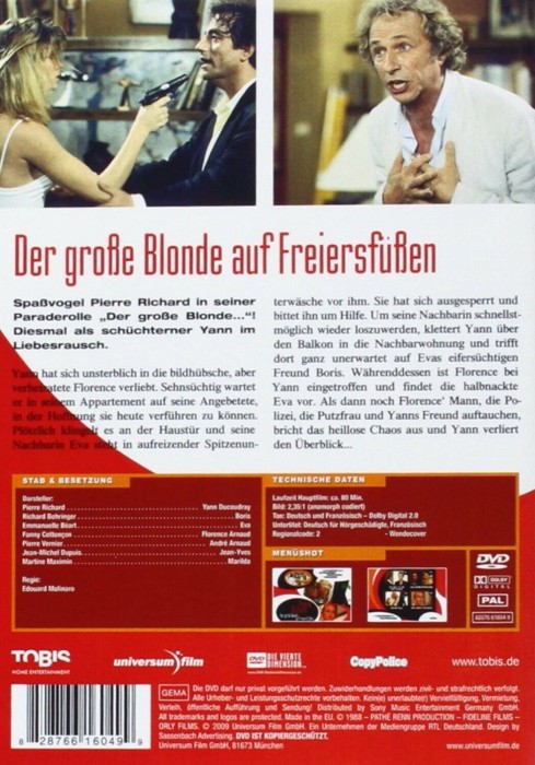 Der große Blonde auf Freiersfüßen (DVD)