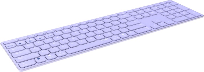 Rapoo E9800M Multi-mode Wireless Ultra-slim keyboard fioletowy, USB/Bluetooth, DE