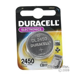 Duracell 2450 DL2450 CR2450 Knopfzelle Batterie Blister 1-100 Stück MHD 12-2029 