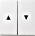 Gira Wippe mit Pfeilsymbol, reinweiß glänzend (0294 03)