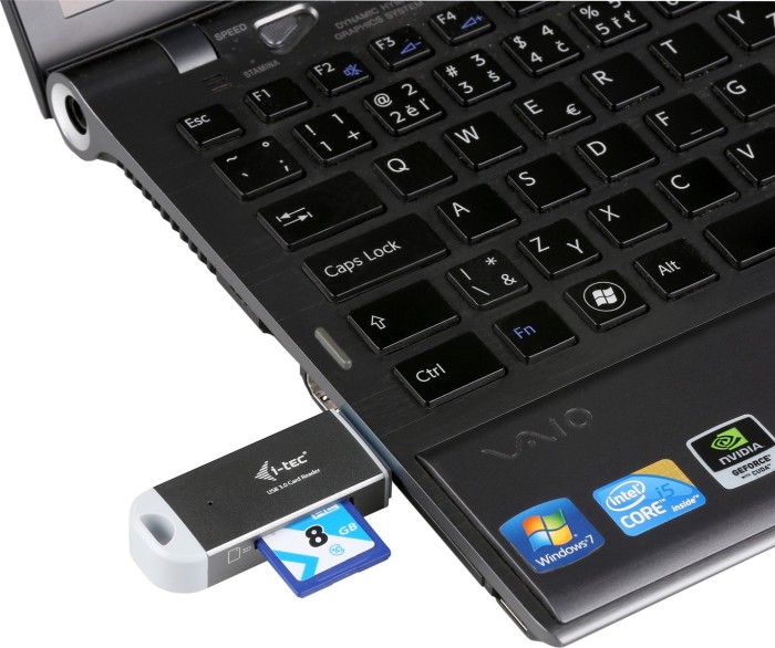 i-tec Dual-Slot-Czytniki kart pamięci, USB-A 3.0 [wtyczka]
