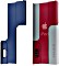 Belkin BodyGuard Hue für iPod nano 5G transparent/blau/rot Hartschalenetui (F8Z518cw094)
