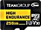 TeamGroup High Endurance R100/W30 microSDXC 256GB, UHS-I U3, Class 10 (THUSDX256GIV3002)