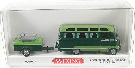 OVP NEU Wiking H0 1/87 026004 Panoramabus mit Anhänger 