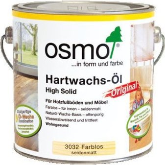 Osmo Hartwachs-Öl High Solid Original 3032 innen Holzschutzmittel farblos seidenmatt, 750ml