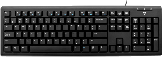 V7 Keyboard KU200GS, TÜV/GS zertifiziert, USB, DE