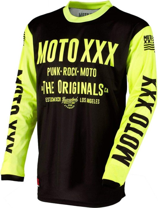 O´neal Moto XXX Jersey black/hi viz Langarmshirt Downhillshirt MTB 