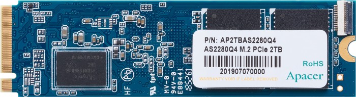 Apacer AS2280Q4 1TB, M.2 2280 / M-Key / PCIe 4.0 x4, chłodnica