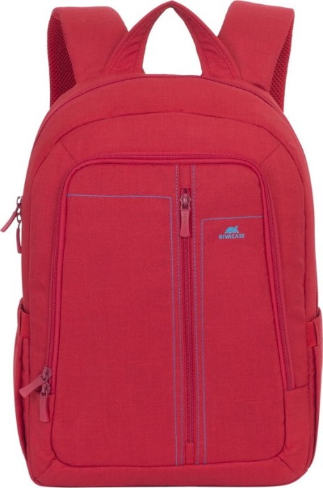 RivaCase Alpendorf 7560 Canvas laptop Backpack 15.6", czerwony