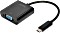 Digitus USB-C auf VGA Adapter schwarz Vorschaubild